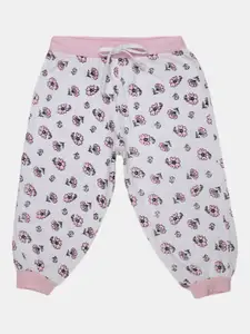 V-Mart Girls Pink Printed  Shorts