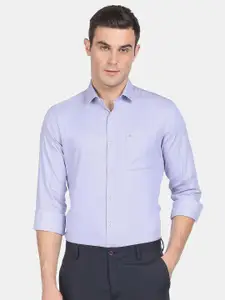 Arrow Men Purple Slim Fit Casual Shirt