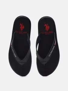 U.S. Polo Assn. U S Polo Assn Men's Black Comfort Sandals