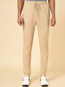 Ajile by Pantaloons Men Tan Solid Cotton Track Pants