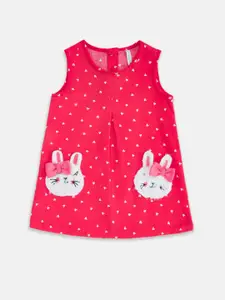 Pantaloons Baby Red A-Line Dress