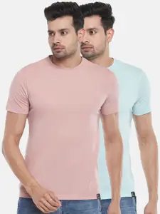 People Men Pink 2  Slim Fit T-shirt
