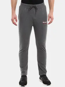 V-Mart Men Dark Grey Solid Track Pants