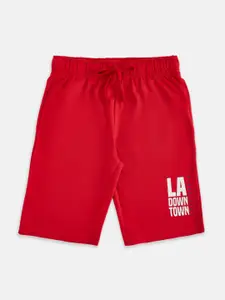 Pantaloons Junior Boys Red Shorts