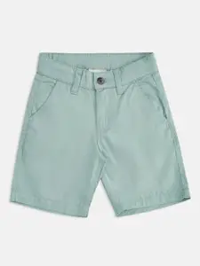 Pantaloons Junior Boys Mint Green Shorts