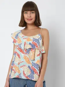 Vero Moda Multicoloured One shoulder Floral Print Top