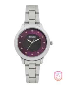Timex Women Purple Analogue Watch - TW000T614