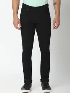 SPYKAR Men Black Slim Fit Low-Rise Highly Distressed Jeans