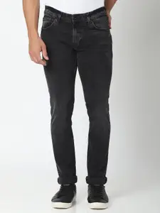 SPYKAR Men Black Slim Fit Low-Rise Jeans