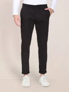 U.S. Polo Assn. U S Polo Assn Men Black Slim Fit Corduroy Trousers