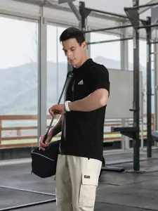 ADIDAS Brand Logo Detail IN  PL Polo Collar T-shirt