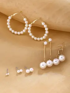 kashwini Multicoloured Contemporary Hoop Earrings