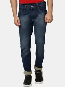 V-Mart Men Blue Classic Slim Fit Light Fade Jeans