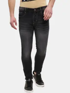 V-Mart Men Grey Classic Slim Fit Light Fade Jeans