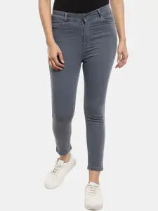 V-Mart Women Grey Classic High Waist Jeans