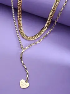 kashwini Gold-Toned Brass Gold-Plated Necklace