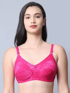 GRACIT Pink Non Padded Non Wired All Day Comfort Balconette Bra