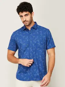 CODE by Lifestyle CODE by Lifestyle Men Blue Printed Casual Shirt