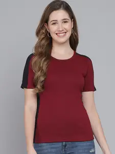 Q-rious Women Maroon Top