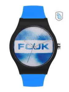 FCUK Men Blue Dial & Blue Straps Analogue Watch
