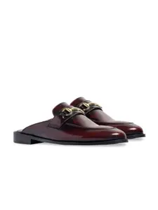 GRIFFIN Men Brown Solid Mules