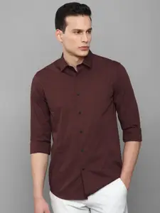 Louis Philippe Sport Men Maroon Slim Fit Casual Shirt