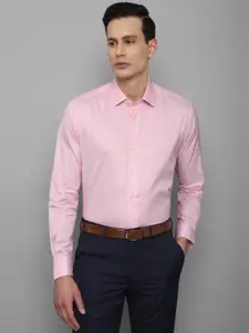 Luxure by Louis Philippe Men Pink Formal Shirt