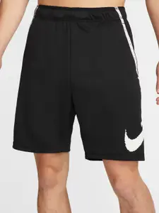 Nike Men Black Dri-Fit KNIT 6.0 DYE Training Shorts