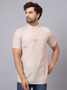 Latest Chikan Garments Thread Work Pure Cotton Short Kurta