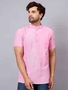 Latest Chikan Garments Solid Straight Short Kurta