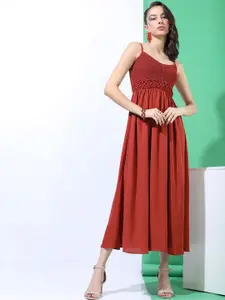 Tokyo Talkies Rust Maxi Dress