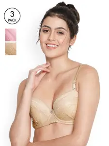 Susie Pack of 3 Underwired Lightly Padded Bra