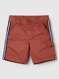 max Boys Coral Solid Shorts