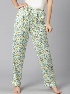 Oxolloxo Women Floral Printed Lounge Pant