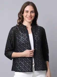 UnaOne Women Black Shrug