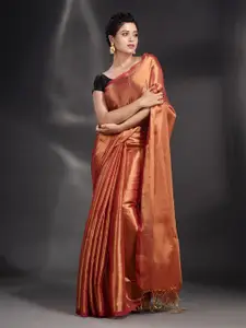Arhi Red Woven Design Tissue Saree