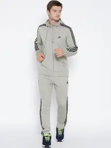 ADIDAS Grey New PES HOJO Hooded Track Suit
