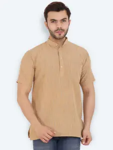 Latest Chikan Garments Pure Cotton Mandarin Collar Kurta