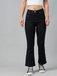 Marks & Spencer Women Black Slim Fare Fit High-Rise Jeans