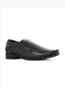 Khadims Men Black Slip-On Formal Shoe