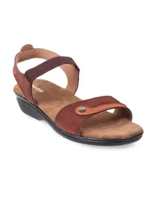 Mochi Women Brown Bows Flats