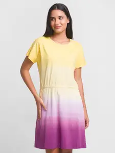 XIN Yellow & Purple Nightdress
