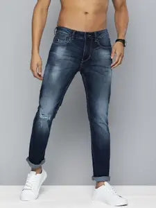 Flying Machine Men Michael Slim Fit Highly Distressed Heavy Fade Stretchable Jeans