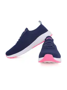 Sparx Women Navy Blue Mesh Running Non-Marking Shoes