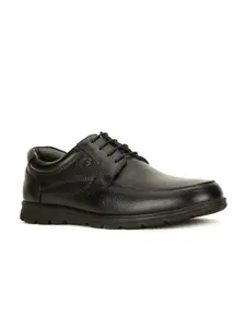 Bata Men Black Solid Formal Derbys Shoes