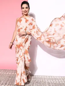 Saree mall Tie and Dye Saree with Solid border