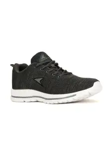 Power Men Grey Textile Running Non-Marking Shoes