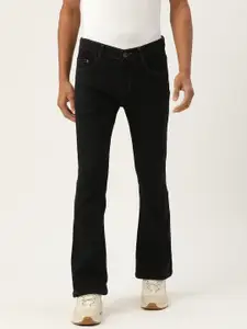 PARIS HAMILTON Men Black Bootcut Slim Fit Stretchable Jeans