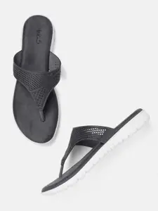 Inc 5 Women Grey Comfort Sandals with Laser Cuts