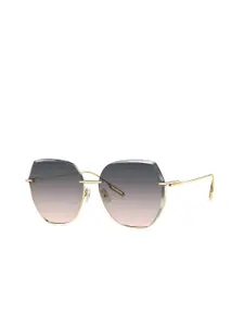 BOLON EYEWEAR Women Blue Lens & Gold-Toned Other Sunglasses with UV Protected Lens